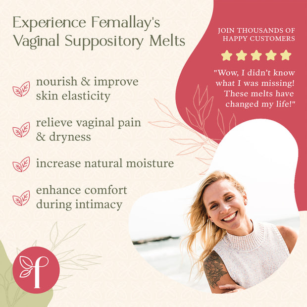 Femallay Organic Vitamin E Moisturizing Melts - Sample Packs