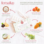 Femallay Organic Tea Tree Cleansing Melts - Sample Packs