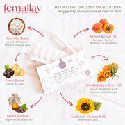 Femallay Organic Vitamin E Moisturizing Melts - Sample Packs