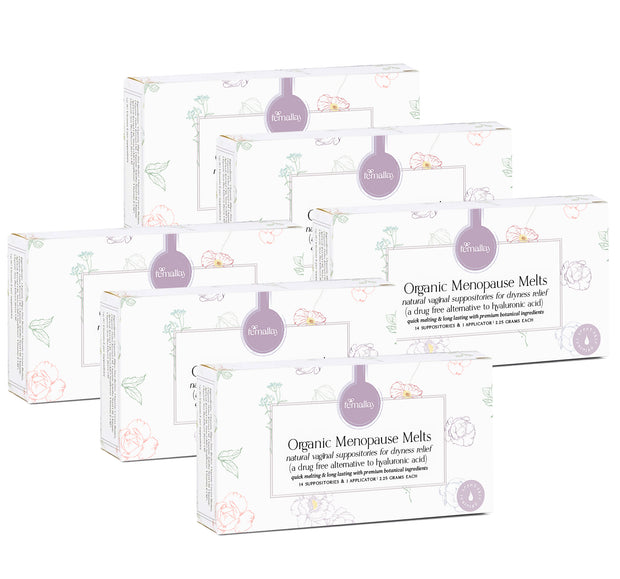 Organic Menopause Relief Suppository Melts with Vitamin E Oil