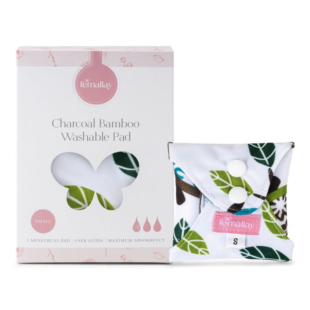 The Bamboo Factory Eco-friendly Bamboo Charcoal Panty Liners for Women  Underwear - Reusable Pads and Washable Cotton Panty Liners - Pack of 5  Medium Size 17 x 25 cm : : Health & Personal Care